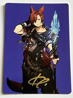 G’raha Tia Scion Reborn 51 Signature Art Series MTG Final Fantasy 2025 MT 9.0 + - Image 4