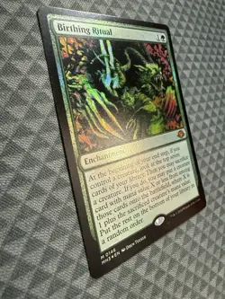 MTG Birthing Ritual #0146 Foil Mythic Modern Horizons 3 (MH3) - Image 2
