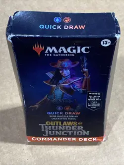 Magic The Gathering Outlaws of Thunder Junction Commander Deck - Quick Draw New - Image 2