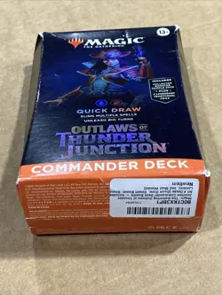 Magic The Gathering Outlaws of Thunder Junction Commander Deck - Quick Draw New - Image 3