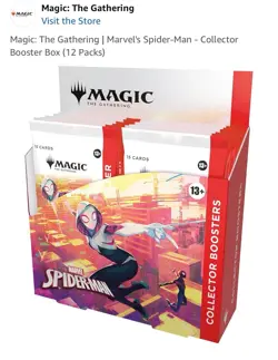 Magic: The Gathering Marvel’s Spider-Man Collector Booster Box 12 Packs PREORDER - Image 2