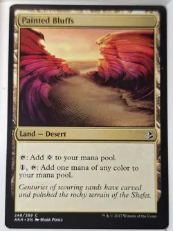 Painted Bluffs - Amonkhet - Magic the Gathering MTG Nice! - Image 1