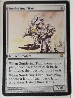 Sundering Titan - Darksteel - Magic the Gathering MTG Nice! - Image 1