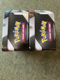 Pokemon TCG V Strikers Tin Tyranitar and Empoleon Set Sword & Shield Sealed NEW - Image 2