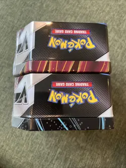 Pokemon TCG V Strikers Tin Tyranitar and Empoleon Set Sword & Shield Sealed NEW - Image 4