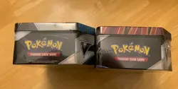 Pokemon TCG V Strikers Tin Tyranitar and Empoleon Set Sword & Shield Sealed NEW - Image 5
