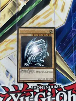 Blue-Eyes White Dragon Ultimate Rare OP28-EN001 Yugioh Pack Fresh #4 - Image 2