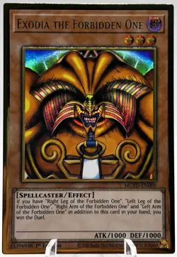 Exodia The Forbidden One MGED-EN005 Gold Rare 1st Edition Yugioh! NM - Image 1
