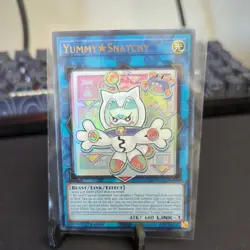 Yummy Snatchy 1st Edition Ultra Rare JUSH-EN022 Yu-Gi-Oh! - Image 1