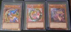 Dark Magician Girl Set Platinum Secret Quarter Century Alt Art NM YuGiOh TCG - Image 3