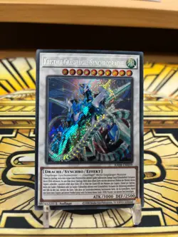 Yugioh Kristall-Glasflugel-Synchrodrache RA04-DE059 Secret Rare - Image 1