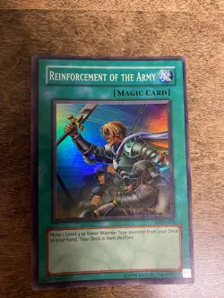 YuGiOh TCG Reinforcement of the Army - Super Rare - LOD-028 - Unlimited - LP - Image 1