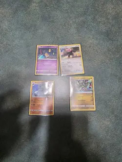 Pokemon SEALED Set of 4 Burning Shadows Prerelease Promos - SM46 SM47 SM48 SM49 - Image 1