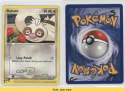 Slakoth Pokemon EX Sandstorm #80 2003 READ 2f4 - Image 3