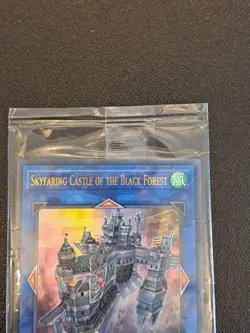 Yugioh Skyfaring Castle of the Black Forest 2022-EN003 Ultra Rare Promo LP NO839 - Image 2