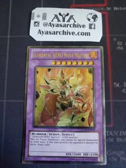 ELEMENTAL HERO NOVA MASTER - UNLIMITED ULTIMATE RARE VLP GENF-EN093 - YUGIOH - Image 2