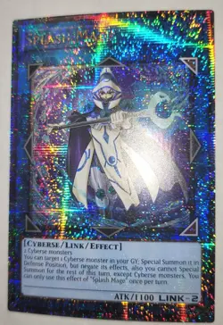 Yugioh Splash Mage RA04-EN080 1sr Ed Quarter Century Secret Rare NM - Image 1
