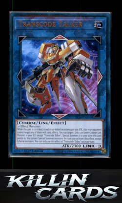 1st Edition Transcode Talker YS18-EN041 Ultra Rare Starter Deck: Codebreaker YuG - Image 1