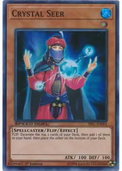 Yugioh Speed Duel - Crystal Seer (Super Rare) (1st Edition) - SBSC-EN003 P - Image 1