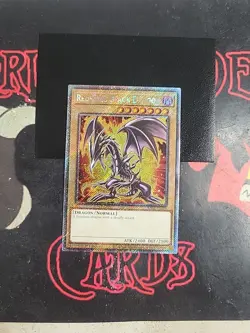 Yu-Gi-Oh TCG RA04-EN109 "Red-Eyes Black Dragon [7th Art]" 1st Platinum SECRET NM - Image 1