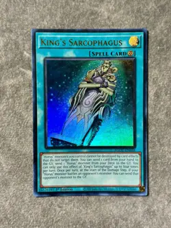YUGIOH- King's Sarcophagus - AGOV-EN058 - Ultra Rare - 1st Edition - Image 1