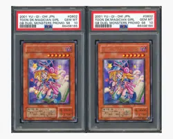 Yu-Gi-Oh PSA10*2 Toon DK. Magician Girl 2000 G602 GB Duel Monsters Promo: S6 JPN - Image 1