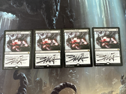 MTG x4 Inquisition Of Kozilek - Signed - Image 1