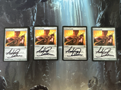 MTG x4 Pithing Needle - Signed - Image 1