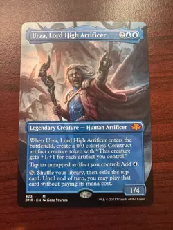 Urza, Lord High Artificer (Borderless) Dominaria Remastered Regular - MINT - Image 1