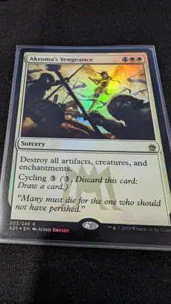 MTG: Akroma's Vengeance FOIL (003/249), Masters 25, Pack Fresh - Image 1