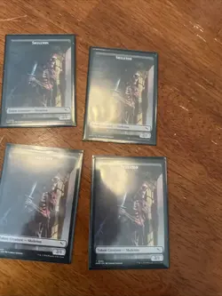 MTG 4x Skeleton Token - Image 1