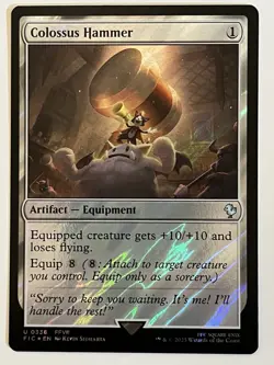 Cait Sith Colossus Hammer Final Fantasy Surge Foil MTG 0338 - Image 1