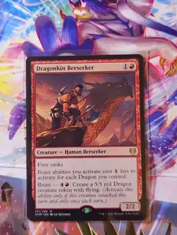 MTG Dragonkin Berserker Kaldheim 131/285 Regular Rare - Image 1