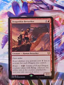 MTG Dragonkin Berserker Kaldheim 131/285 Regular Rare - Image 2
