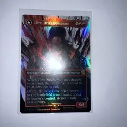 Clive, Ifrit's Dominant (0318) (Borderless) Final Fantasy Foil - Image 1