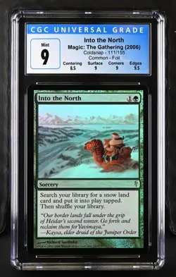INTO THE NORTH Coldsnap Foil CGC 9 MTG [Nostalgium] - Image 1