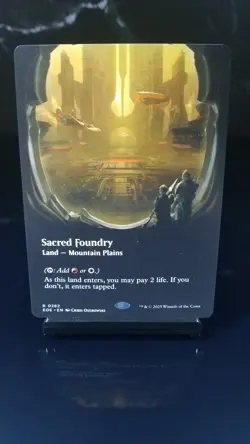 Sacred Foundry (Borderless) Non-Foil x1 #282 - Edge of Eternities (EOE) - Image 1