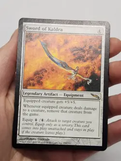 MTG Sword of Kaldra Mirrodin MP Magic the Gathering - Image 2