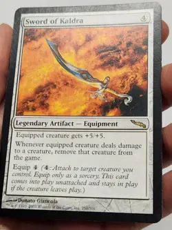 MTG Sword of Kaldra Mirrodin MP Magic the Gathering - Image 3