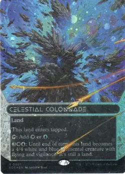 MTG: EOE: Stellar Sights: Galaxy Foil Borderless Celesetial Colonnade: LP Con - Image 1