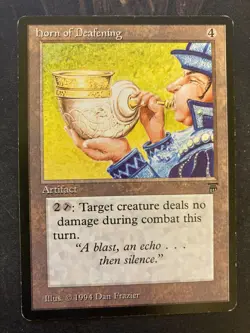 *** LEGENDS Horn of Deafening *** LP Rare! - DUTY FREE - MtG Magic - Image 1
