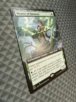 MTG Weaver of Harmony #483 Extended Art Rare Kamigawa: Neon Dynasty (NEO) - Image 2