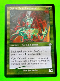 MTG Modern Horizons 2 ( Goblin Anarchomancer ) Retro Frame Etched Foil #421 - Image 1