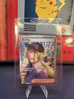 N’s Plan SIR 170/086 Pokemon Black Bolt NM+ *NO WHITENING+GOOD CENTERING* - Image 1