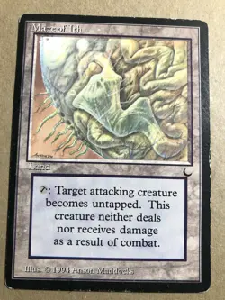 MTG THE DARK MAZE OF ITH MAGIC THE GATHERING LAND UNCOMMON ENGLISH - Image 1