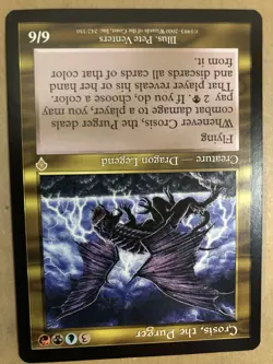 Crosis, the Purger Magic the Gathering Invasion Dragon Card - Image 3
