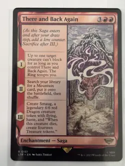 Magic The Gathering MTG THERE AND BACK AGAIN The Lord of the Rings W/Token NM - Image 1