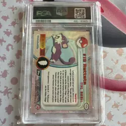 PSA 9 Rattata Foil #19 1999 Topps Pokemon Tv - Image 2