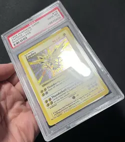 Pokemon Zapdos 16/102 Base Set SHADOWLESS Unlimited Holo Rare PSA 10 Gem Mint! - Image 5