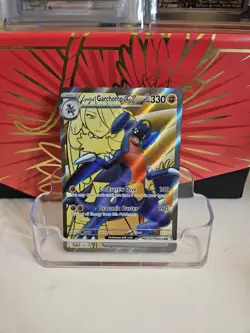 Pokemon TCG Cynthia's Garchomp EX 204 SVP Scarlet & Violet Promo Card - Image 1